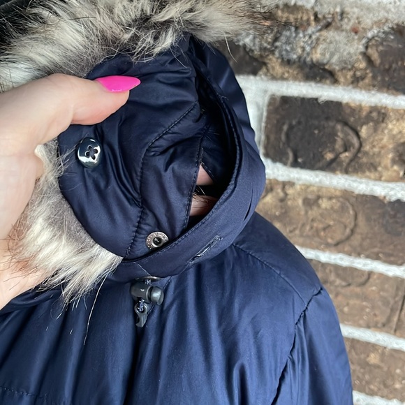 Eddie Bauer Women's Lodge Down Parka Dusted Indigo - Picture 6 of 16